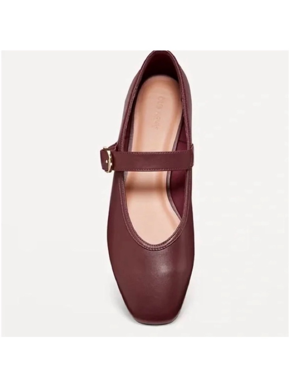 Women’s Mary Jane Flat in Burgundy